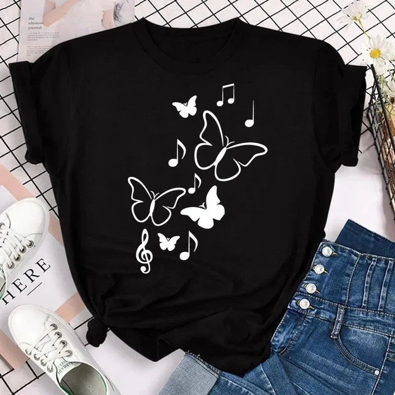Noxwear - Butterfly Petal Graphic Tee