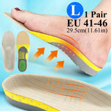 Noxwear - Premium Orthotic Gel Insoles Orthopedic Flat Foot Health Sole Pad For Shoes Insert Arch Support Pad For Plantar fasciitis Unisex