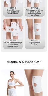 Noxwear - AOLIKES Knee Pads Support with Side Stabilizers for Men and Women Meniscal Tear Knee Pain ACL MCL Arthritis Injuries Recovery