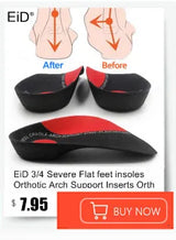 Noxwear - Premium Orthotic Gel Insoles Orthopedic Flat Foot Health Sole Pad For Shoes Insert Arch Support Pad For Plantar fasciitis Unisex
