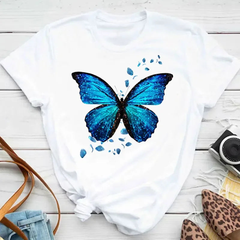 Noxwear - Butterfly Petal Graphic Tee