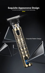 Noxwear - T9 LCD Electric Hairdresser Oil Shaving Head Electric Pusher Carving