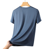 Noxwear - CHRLCK Men's Running Quick Drying T-shirts Breathable Hiking Fishing Tees Soft Elasticity Outdoor Sports Short Shirt Summer