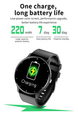 Noxwear - LIGE Smart Watch Women Men Full Touch Screen Bluetooth Call Smartwatch Waterproof Sports Fitness Tracker Watches for Android iOS