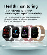 Noxwear - New Smart Watch 2.01 Inch HD Display Answer Make Call Message Preview Sport Modes smartwatch DIY Dial Weather Forecast Men Women