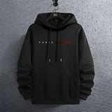 Noxwear - Paris Fashion Hoodies for Men All Season Daily Casual Sports Hooded Sweatshirts 2025 Male Home Outdoor Comfort Fashion Pullover