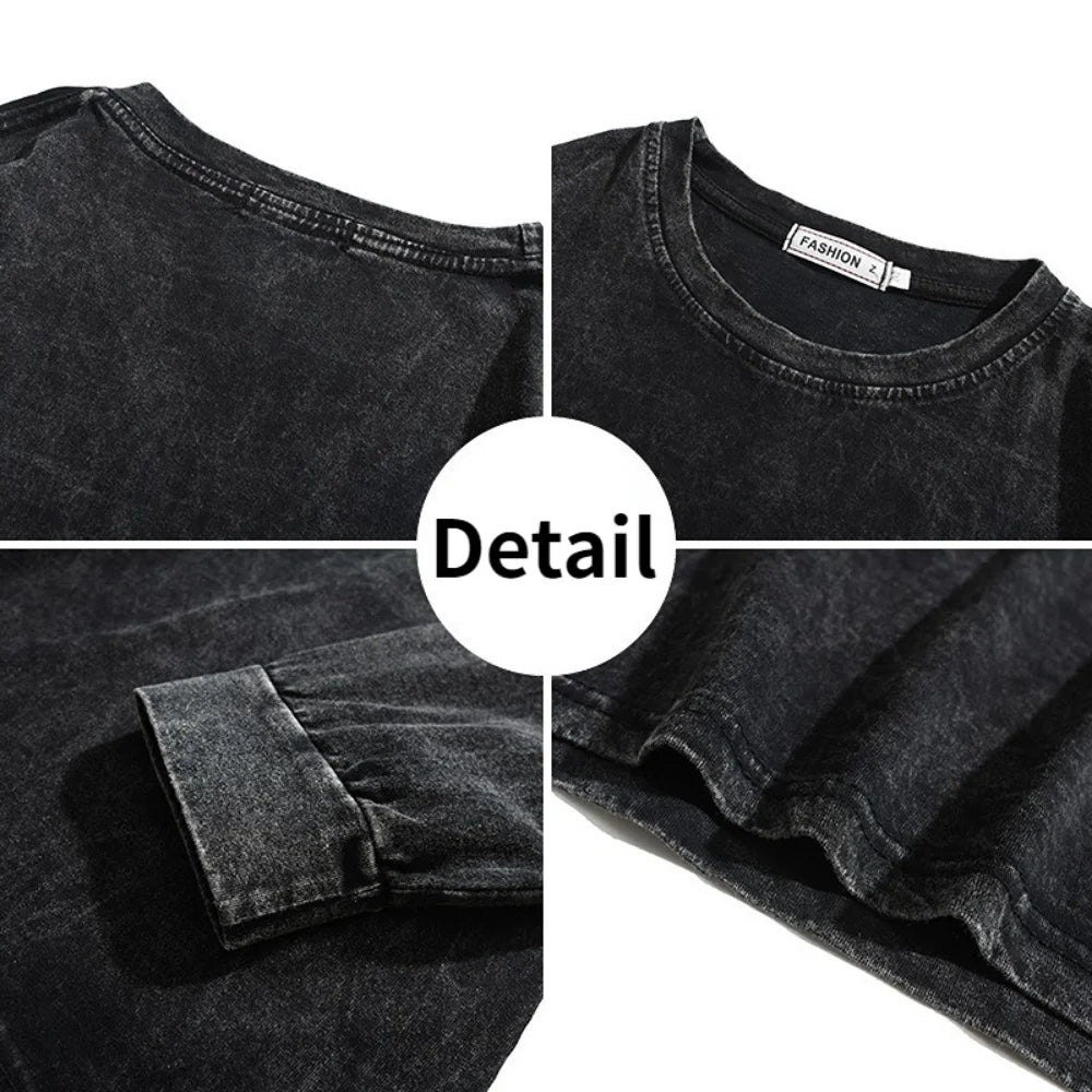 NoxWear - Retro Oversized Long Sleeve Tee