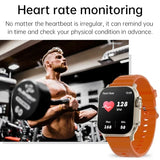 Noxwear - LAXASFIT Smart Watch Bluetooth Talk Smartwatch Message Alert Heart Rate Monitor Sports Watch for Android IOS Men Women