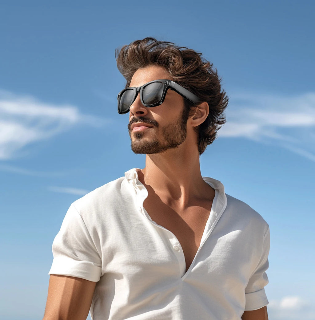 Noxwear - New 800W Camera AI Glasses Men Color-Changing Smart Translation Glasses Photo Video Recording Waterproof Call Smart Sunglasses