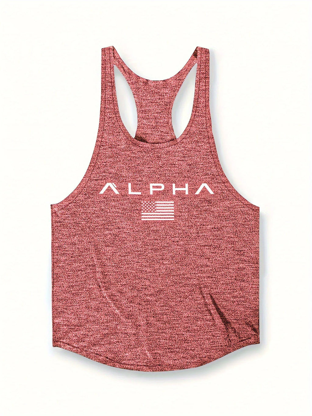 Noxwear - Cross-border European Size Alpha Men's Printed Round-neck Fitness Vest, Undershirt, Muscle Quick-drying Basketball Vest