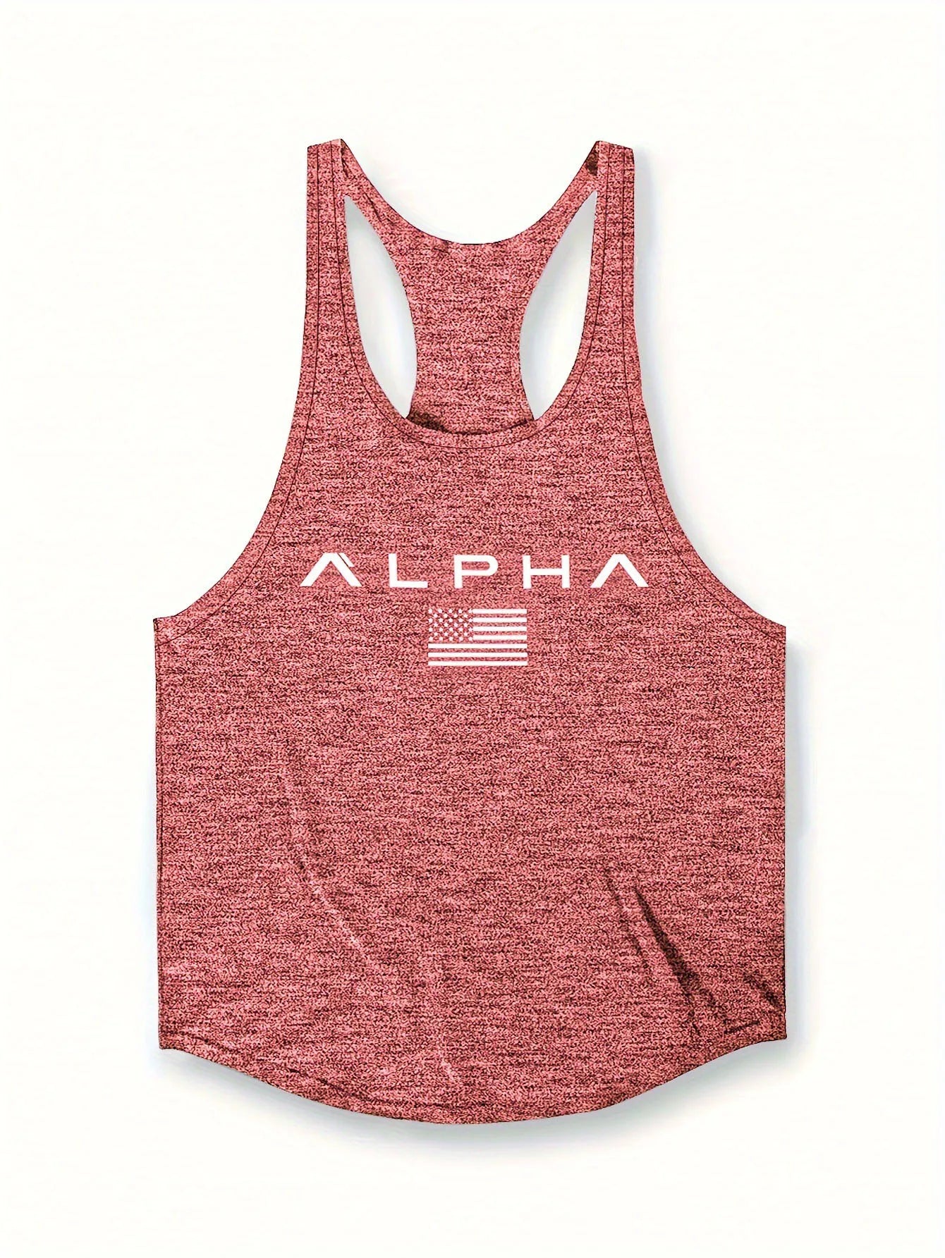 Noxwear - Cross-border European Size Alpha Men's Printed Round-neck Fitness Vest, Undershirt, Muscle Quick-drying Basketball Vest
