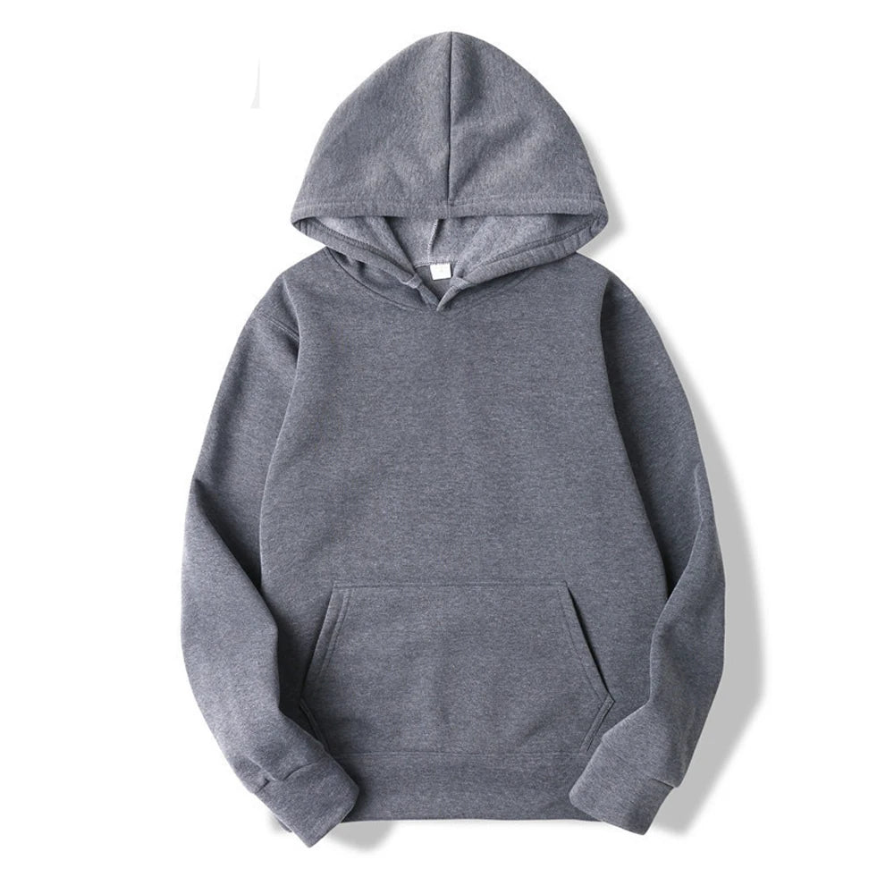 Noxwear - Hoodies Women Pullover Spring Autumn Casual Hoodie Sweatshirts Solid Color Hoodies Oversize Black Sweatshirt For Male