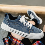 Noxwear - 2026 Trend Men's Casual Canvas Shoes Flats Shoe Hot Korean Style Men Board Shoes Lightweight  Breathable Walking Footwear Hombre