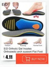 Noxwear - Premium Orthotic Gel Insoles Orthopedic Flat Foot Health Sole Pad For Shoes Insert Arch Support Pad For Plantar fasciitis Unisex