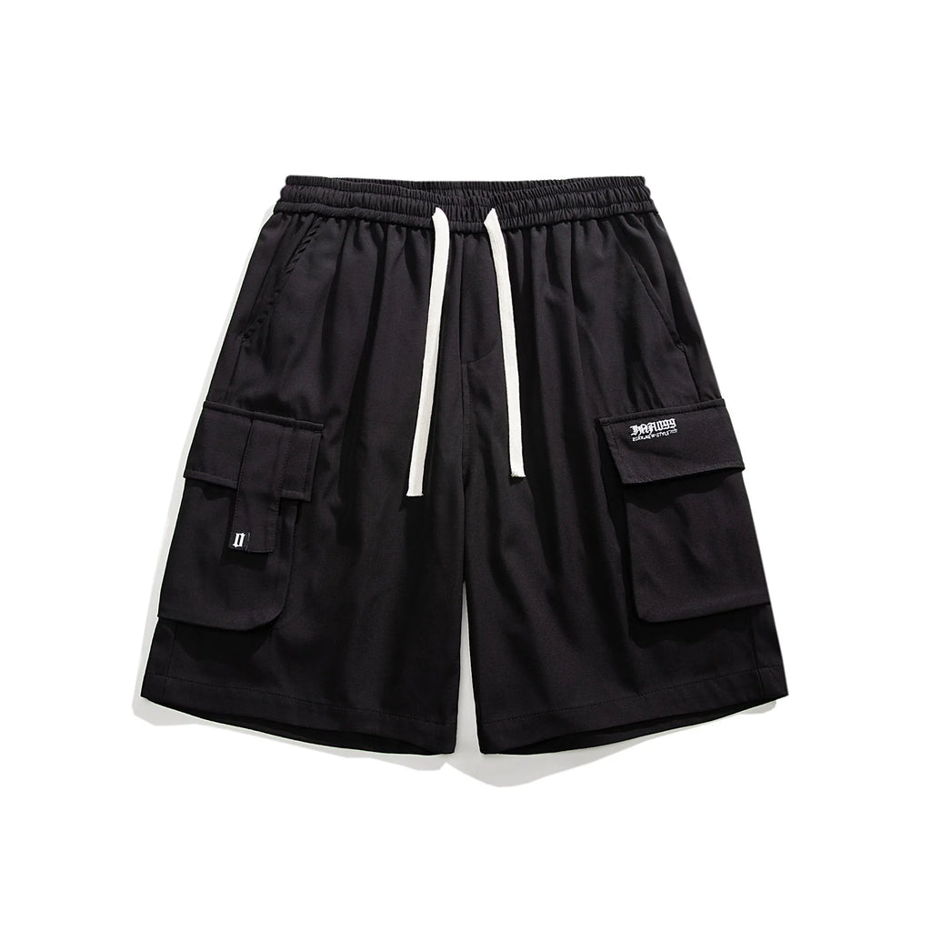 Noxwear - Summer Men's Cargo Shorts Casual Baggy Multi-Pockets Streetwear Shorts Male Fashion Loose Overalls Shorts Male Plus Size