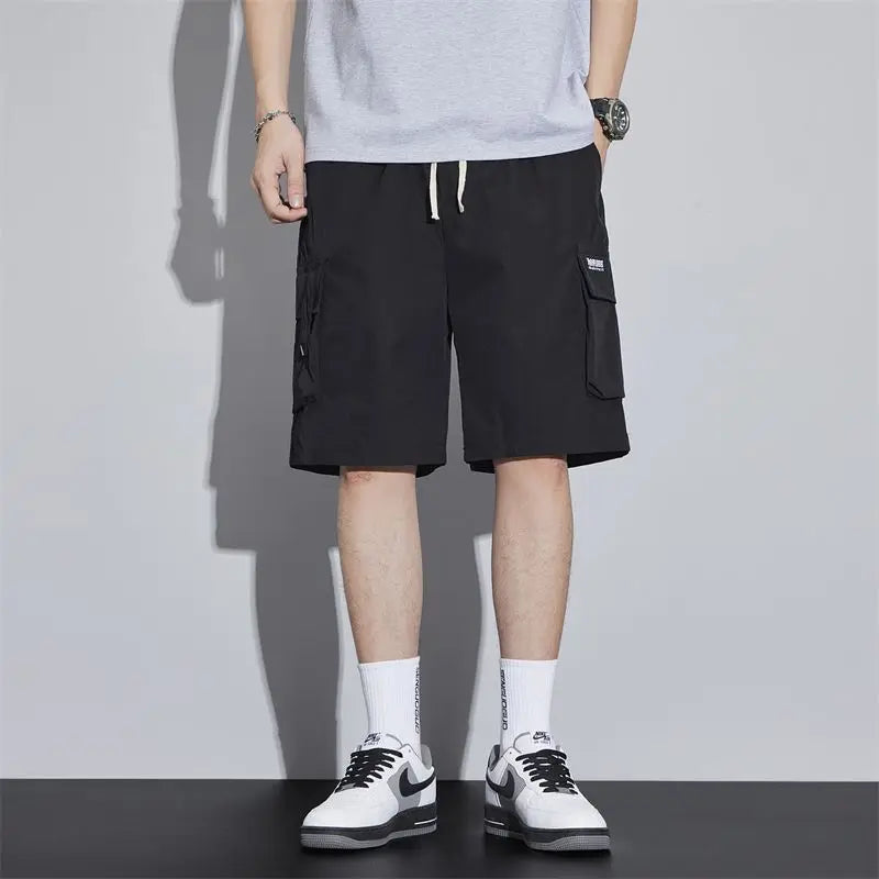 Noxwear - Summer Men's Cargo Shorts Casual Baggy Multi-Pockets Streetwear Shorts Male Fashion Loose Overalls Shorts Male Plus Size