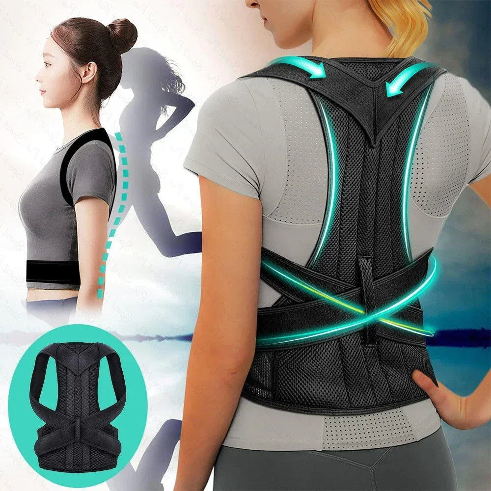 Noxwear - Achieve Posture with Adjustable, Breathable Polyester Posture Corrector