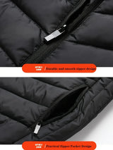 Noxwear - 28/9 Areas Heated Vest Men Jacket Heated Winter Womens Electric Usb Heater Camping Jacket Man Thermal Vest Body Warmer Coat 6XL