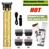 Noxwear - Vintage T9 Hair Clipper Beard Shaving Body Hair Trimmer Clippers Electric Men Haircut Machine 0mm Barber Shaver