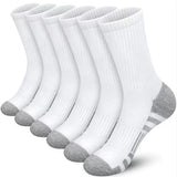 Noxwear - 12Pairs Men's Outdoor Gym Socks High Quality Comfortable Soft Ground-Gripping Football Large Size New Style
