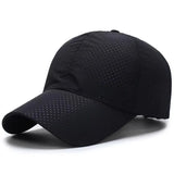 Noxwear-Dry Quickly Sun Cap Woman Outdoors Casual Sport Hat Men Big Size Baseball Cap 60-65cm Adjustable Sun Visor Cap Peaked Cap