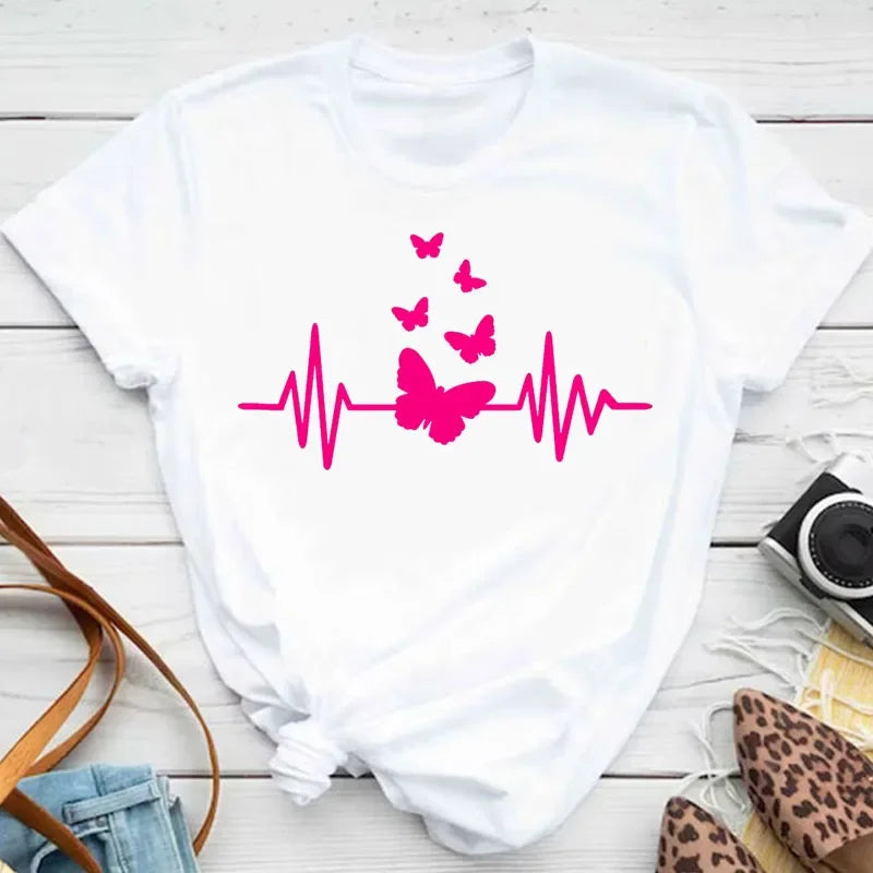 Noxwear - Butterfly Petal Graphic Tee