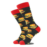 Noxwear - Cotton Happy Funny Socks Men Alien Planet Shark Crazy Design Sokken Unisex Novelty Dinosaur Crew Skateboard Calcetines Hombre