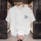 Noxwear - Trendy Brand Short-sleeved T-shirt Men's and Women's 2025 New Summer Round Neck Printed Cotton Half-sleeved T-shirt Casual Wear