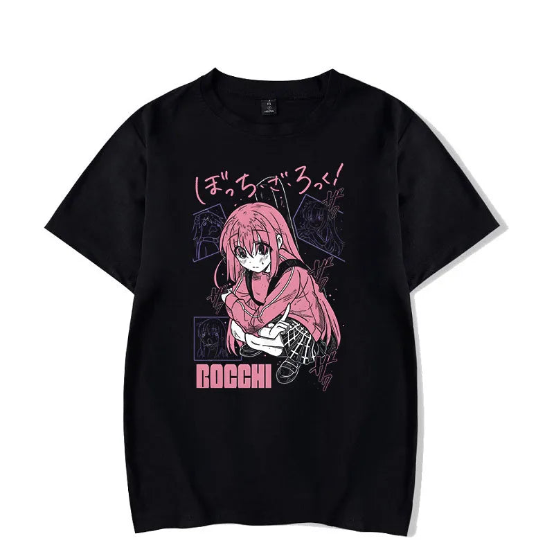 Noxwear - Classic Special TShirt Bocchi the Rock Gotou Hitori Manga Shirt Anime Comfortable Hip Hop Graphic T Shirt Short Sleeve Tees