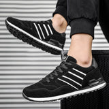 Noxwear - Artificial Leather Men Causal Shoes Male Spring Men Casual Light Shoes Sneakers Lac-up Flats Breathable Outdoors Sapato
