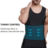 Noxwear - Men's Compression Shirts Tank Tops Undershirts Mens Slimming Body Shaper Vest Sleeveless Abdomen Slim Vest Fitness Workout