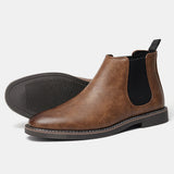 Noxwear - 2026 Men Chelsea Boots Ankle Boots For Men Retro Comfortable Brand Retro Fashion