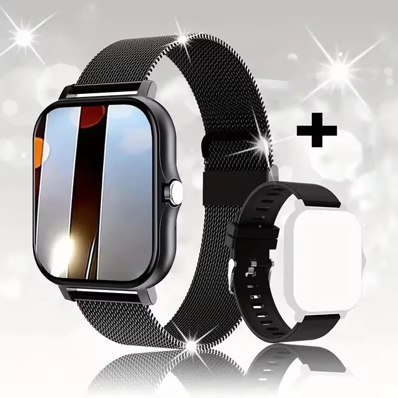 Noxwear - New Smart Watch 2.01 Inch HD Display Answer Make Call Message Preview Sport Modes smartwatch DIY Dial Weather Forecast Men Women