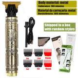 Noxwear - Vintage T9 Hair Clipper Beard Shaving Body Hair Trimmer Clippers Electric Men Haircut Machine 0mm Barber Shaver