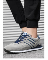 Noxwear - Artificial Leather Men Causal Shoes Male Spring Men Casual Light Shoes Sneakers Lac-up Flats Breathable Outdoors Sapato