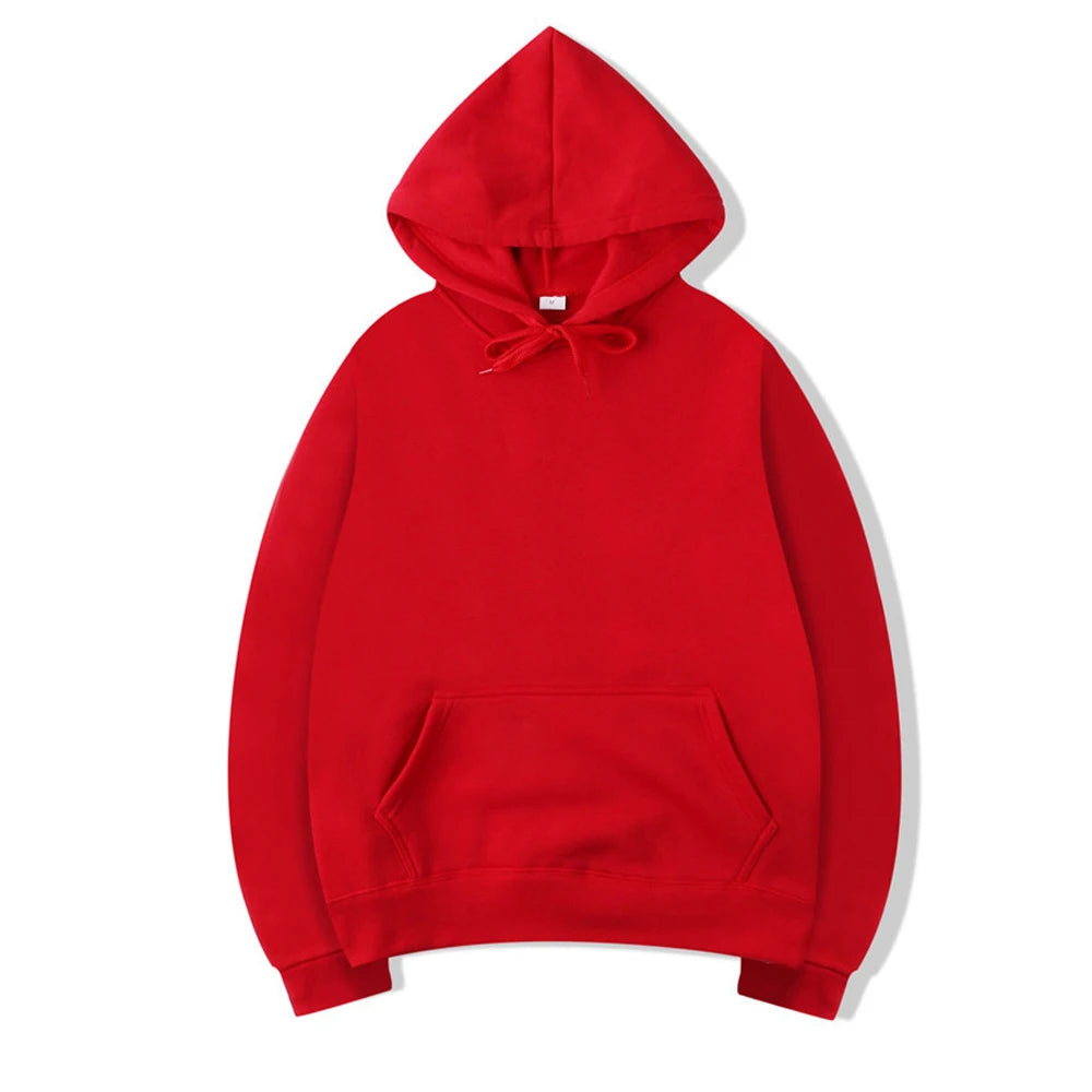 Noxwear - Hoodies Women Pullover Spring Autumn Casual Hoodie Sweatshirts Solid Color Hoodies Oversize Black Sweatshirt For Male