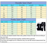 Noxwear - Hot Sales Mens Tracksuit Print Casual Sweatshirts Sportswear Single Piece Hoodie Pants Outdoors Gym Sports Jogging Mens Clothing