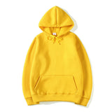 Noxwear - Hoodies Women Pullover Spring Autumn Casual Hoodie Sweatshirts Solid Color Hoodies Oversize Black Sweatshirt For Male