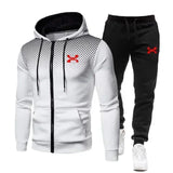 Noxwear-2025 Fashion Tracksuit For Men Hoodie Fitness Gym Clothing Men Running Set Sportswear Jogger Men'S Tracksuit Winter Suit Sports