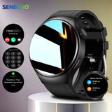 Noxwear - SENBONO Men's Smart Watch Heart Rate Blood Oxygen Monitor Bluetooth Call Multiple Sport Modes Voice Assistant Smartwatch for Men