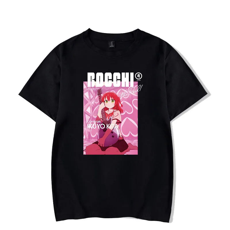Noxwear - Classic Special TShirt Bocchi the Rock Gotou Hitori Manga Shirt Anime Comfortable Hip Hop Graphic T Shirt Short Sleeve Tees