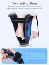 Noxwear - VELPEAU Ankle Splint Brace for Foot Support, Fracture and Sprain, Adjustable Stirrup Ankle Immobilizer, Two Models Can be Choose