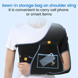 Noxwear - VELPEAU Shoulder Sling Breathable for Rotator Cuff Tear, Arm Fracture and Dislocation, Shoulder Immobilizer for Sleeping