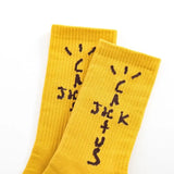 Noxwear - Chaussettes d'équipage Cactus Jack en coton pour hommes, 3 paires/boîte, livraison gratuite