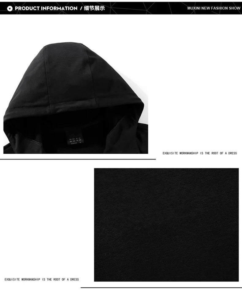 Noxwear-Men's Spring Autumn Tracksuit Set Long Sleeve Hoodie And Joggers 2-Piece Fitness Running Sportswear Casual Clothing