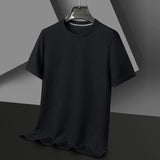 Noxwear - New Summer Waffle Round Neck Short Sleeved T-shirt for Men's Short Sleeved Top