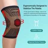 Noxwear - Copper Knee Brace for Arthritis Pain & Support-Copper Knee Sleeve for knee pain Compression sleeve for Sports,Knee Pain Relief