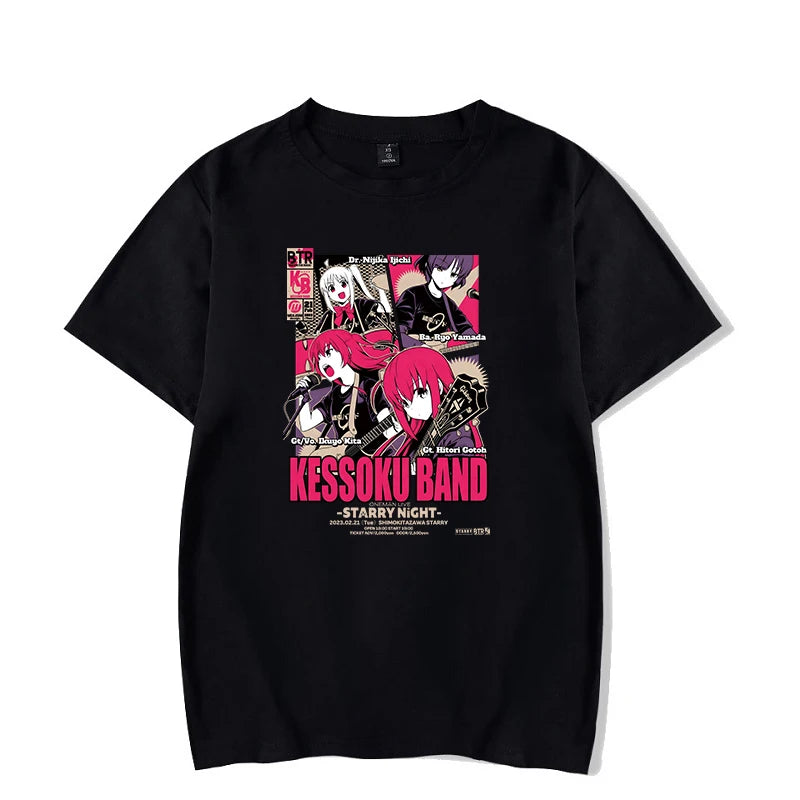 Noxwear - Classic Special TShirt Bocchi the Rock Gotou Hitori Manga Shirt Anime Comfortable Hip Hop Graphic T Shirt Short Sleeve Tees