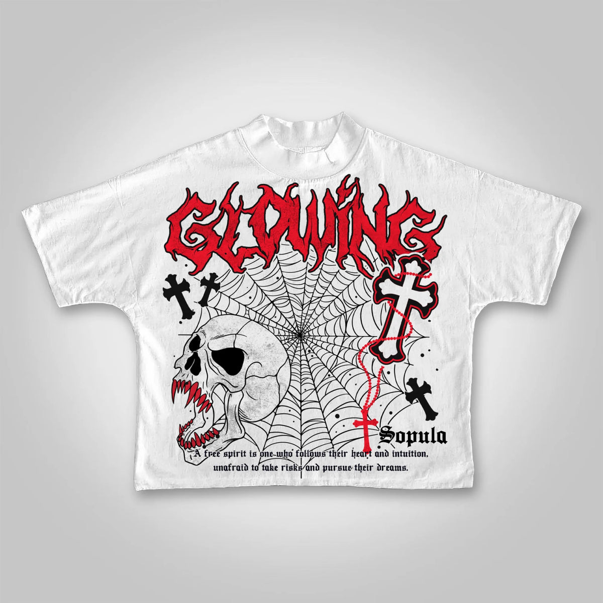 Noxwear - Dark Centipede Skeletal Tee