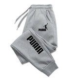 Noxwear - PUAIA Print Men's Pants Autumn/Winter New Sport Jogging Trousers Fitness Loose Fit Clothing Solid Color Outfit Streetwear Pants
